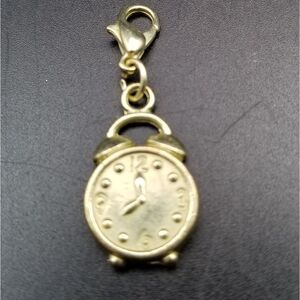 Time is up clock charm. P158